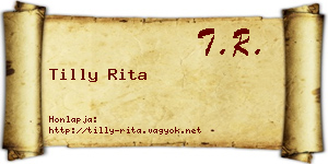 Tilly Rita névjegykártya